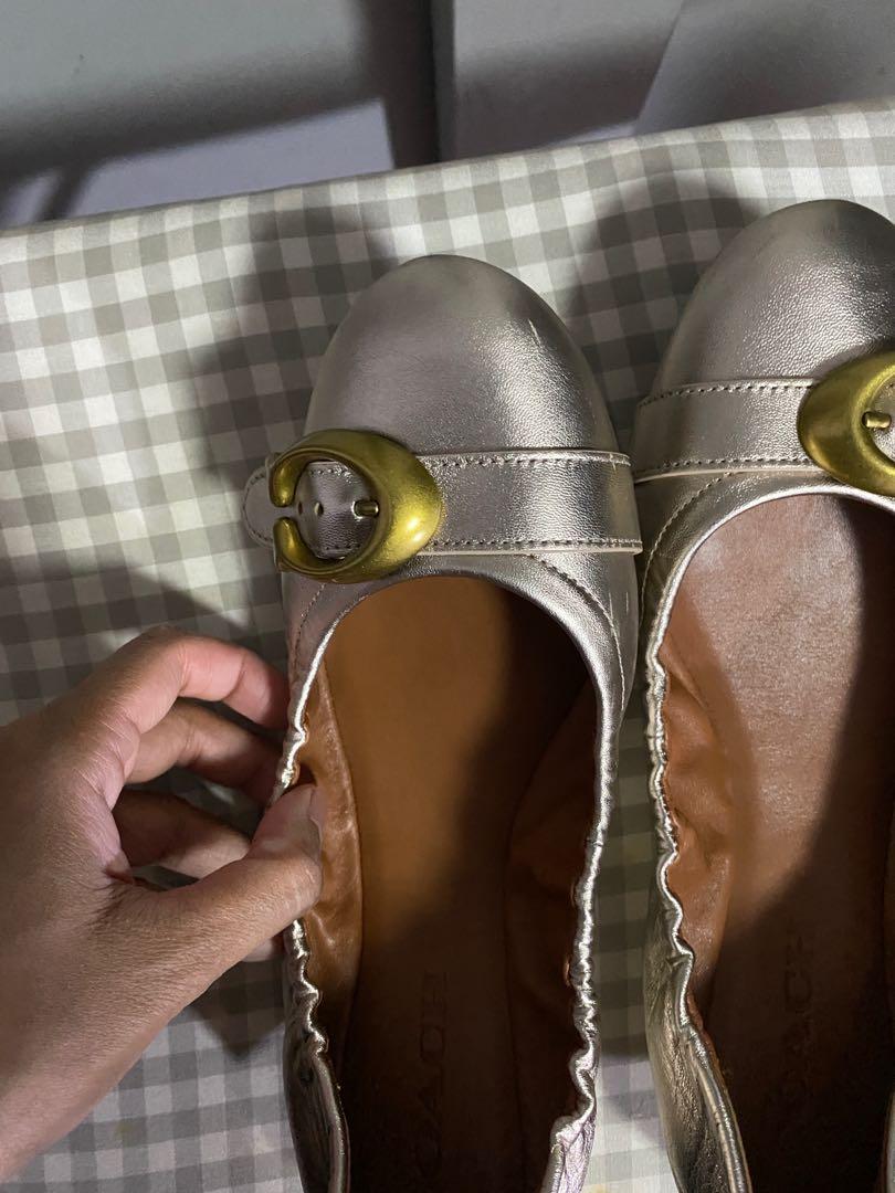 Coach Champagne Stanton Ballet flats Women s Fashion Footwear