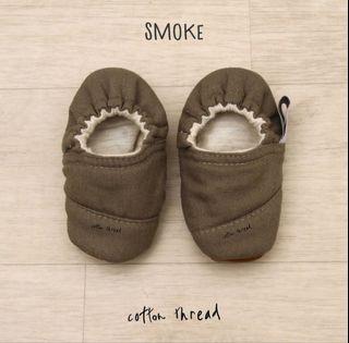 Cotton Thread Prewalker Moccasin Basic - Smoke