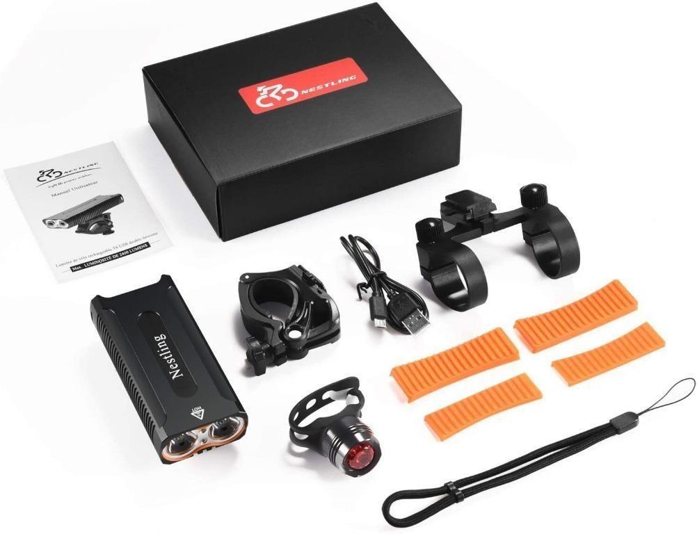 Nestling bike deals light