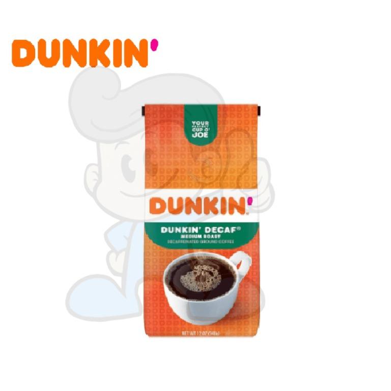 Dunkin Donuts Medium Roast Dunkin Decaf Coffee 12oz Food Drinks Beverages On Carousell
