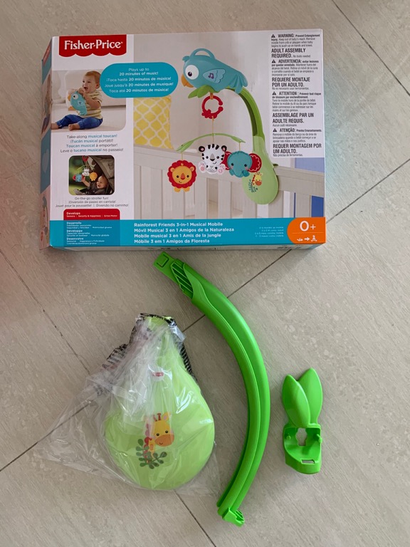 FisherPrice Rainforest Friends Cot Mobile stand, Babies & Kids, Infant