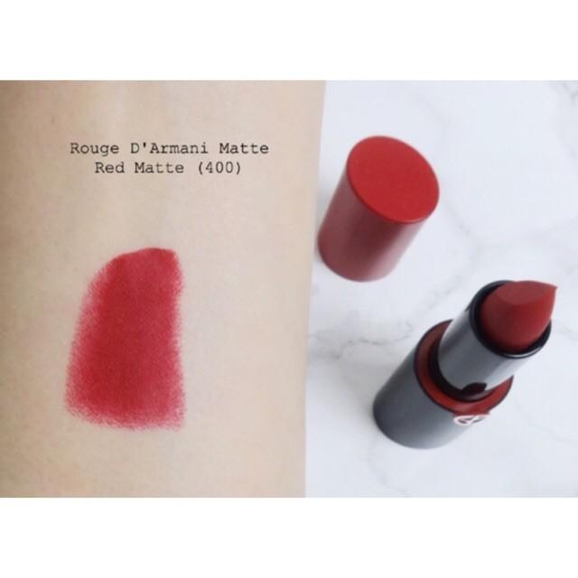 Giorgio Armani Lipstick [400] Rouge d'Armani matte, Beauty & Personal Care,  Face, Makeup on Carousell