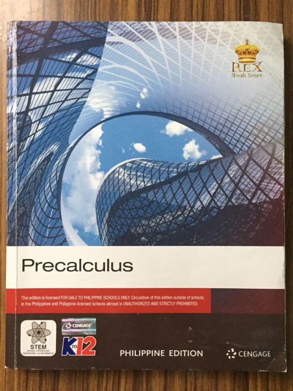 Precalculus Grade 11 STEM REX Bookstore, Hobbies & Toys, Books