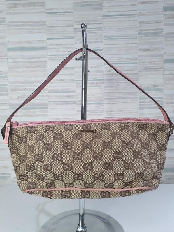 Shopbop Archive Gucci Boat Pochette, Gg Canvas - ShopStyle Shoulder Bags