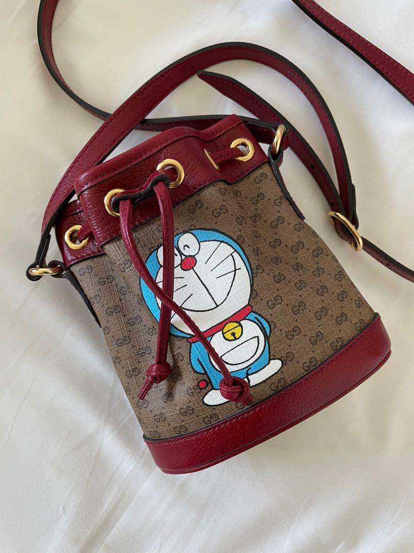 Ltd. Ed. Gucci x Doraemon Mini Bucket Crossbody - BrandCo Paris