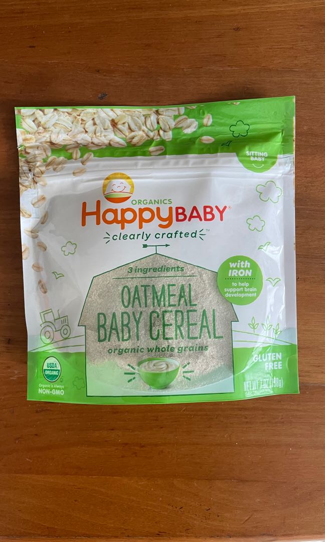 Happy baby oatmeal clearance