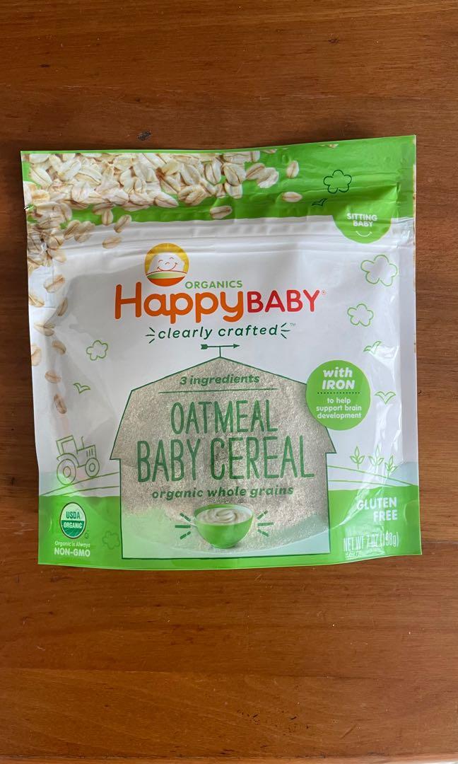 Happy Baby Oatmeal Baby Cereal Babies Kids Nursing Feeding