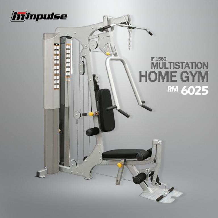 IMPULSE FITNESS MULTISTATION HOMEGYM IF1560 Sports Equipment Exercise Fitness Cardio Fitness Machines on Carousell