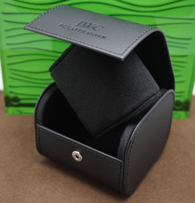 IWC leather watch box travel pouch with cushion Authentic