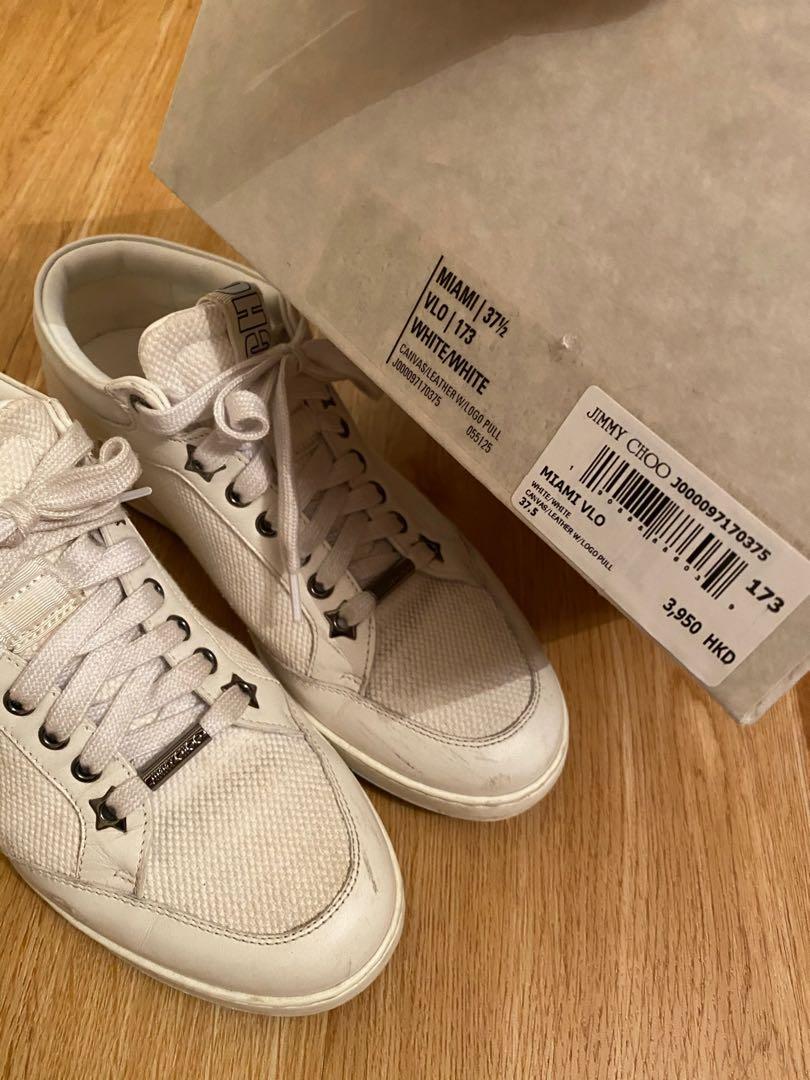 White jimmy on sale choo trainers