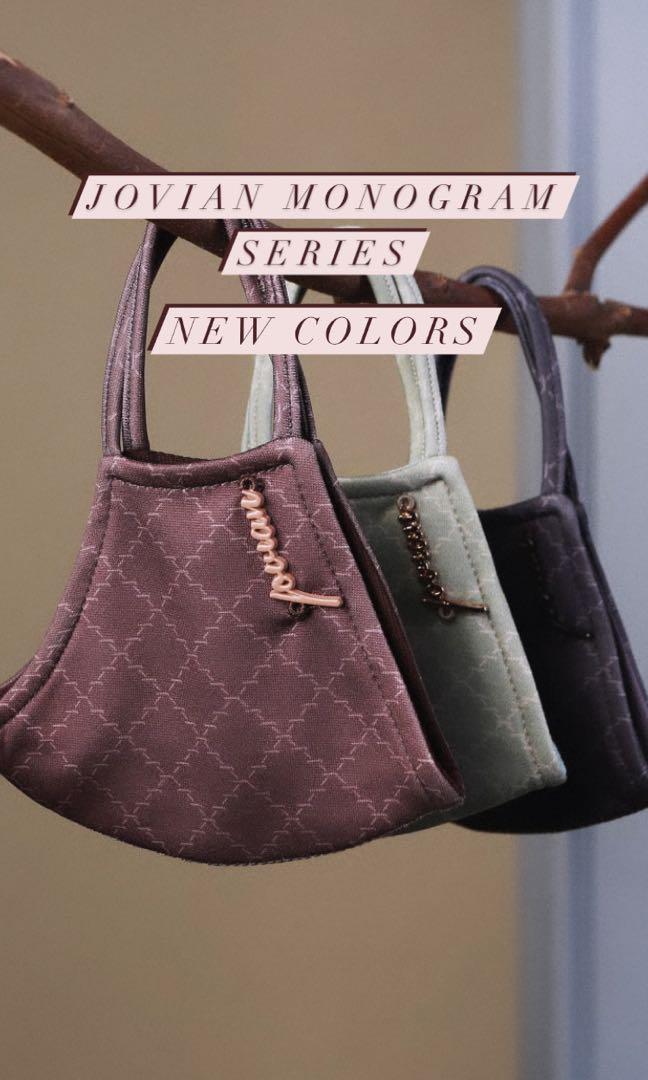 Jovian Monogram Series Fabric Mask Women S Fashion Accessories On Carousell