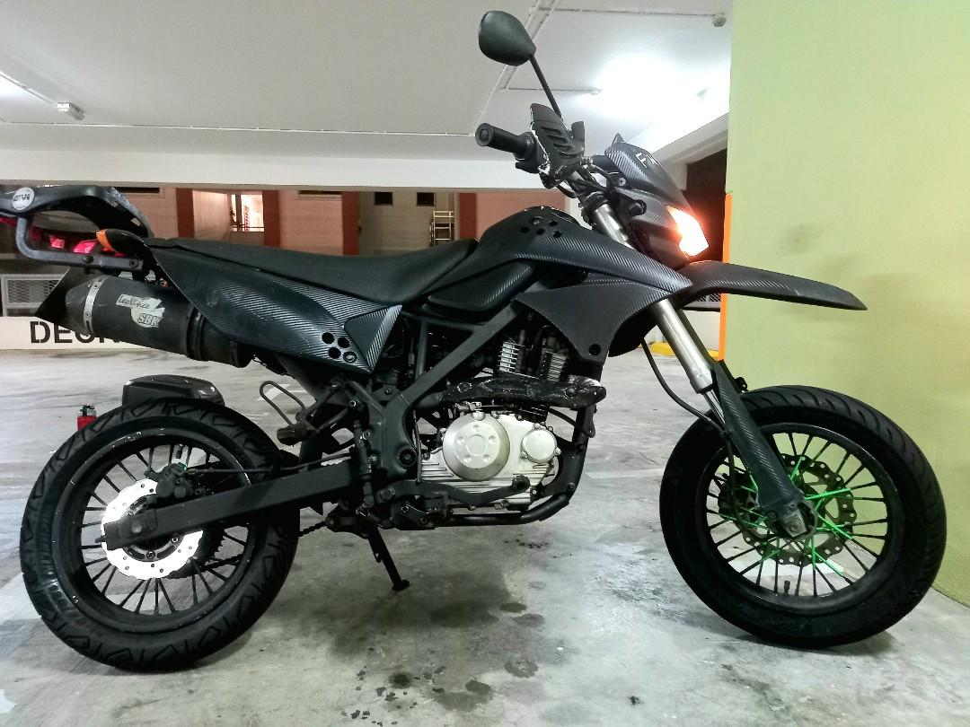 Kawasaki klx 125 on sale supermoto