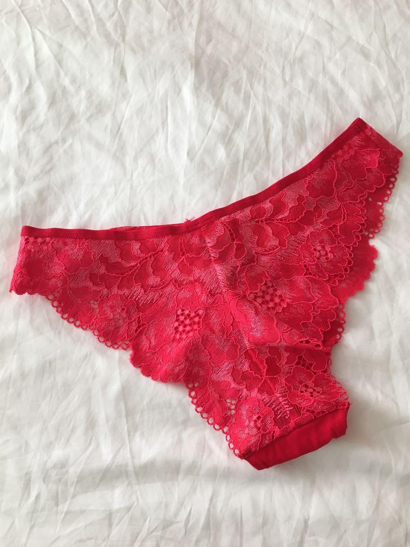 [LAST PIECE] La Senza / Lace / Red / Bikini, Women's Fashion, New ...
