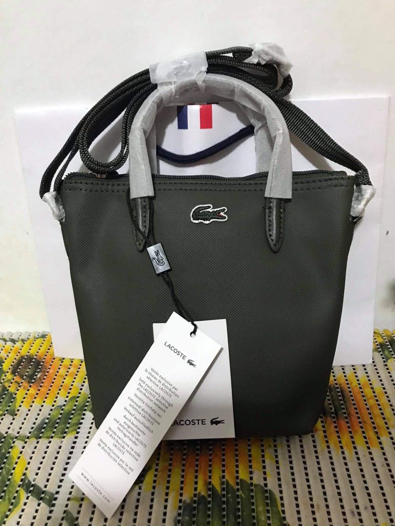 Lacoste xs shopping crossbody bag Women s Fashion Bags Wallets