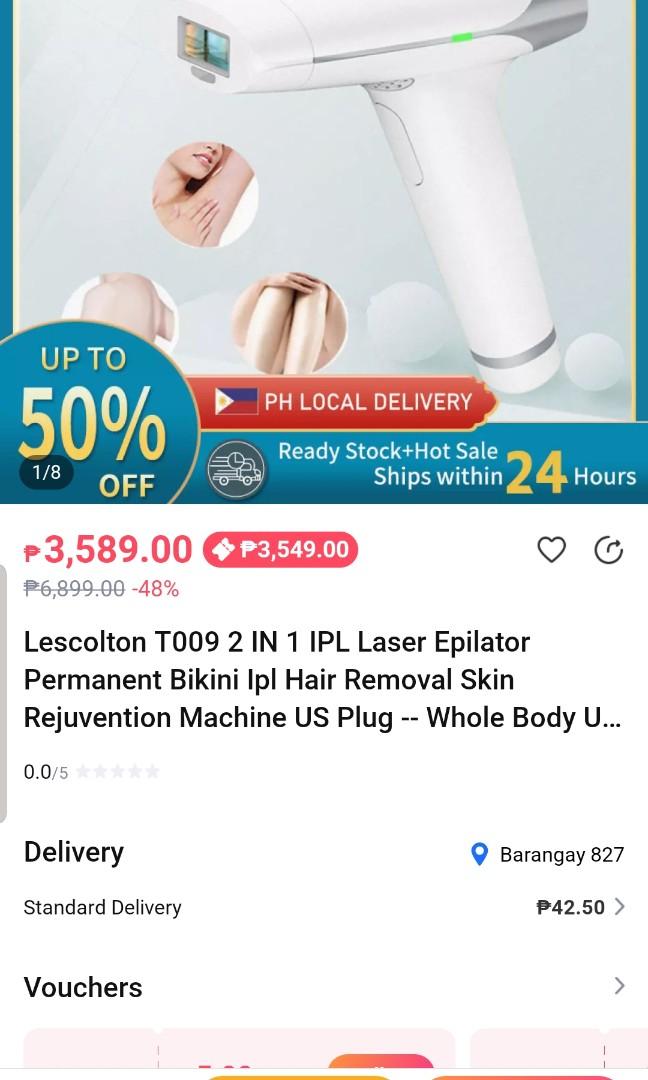 Lescolton IPL Laser Hair Removal, Beauty & Personal Care, Hair on Carousell