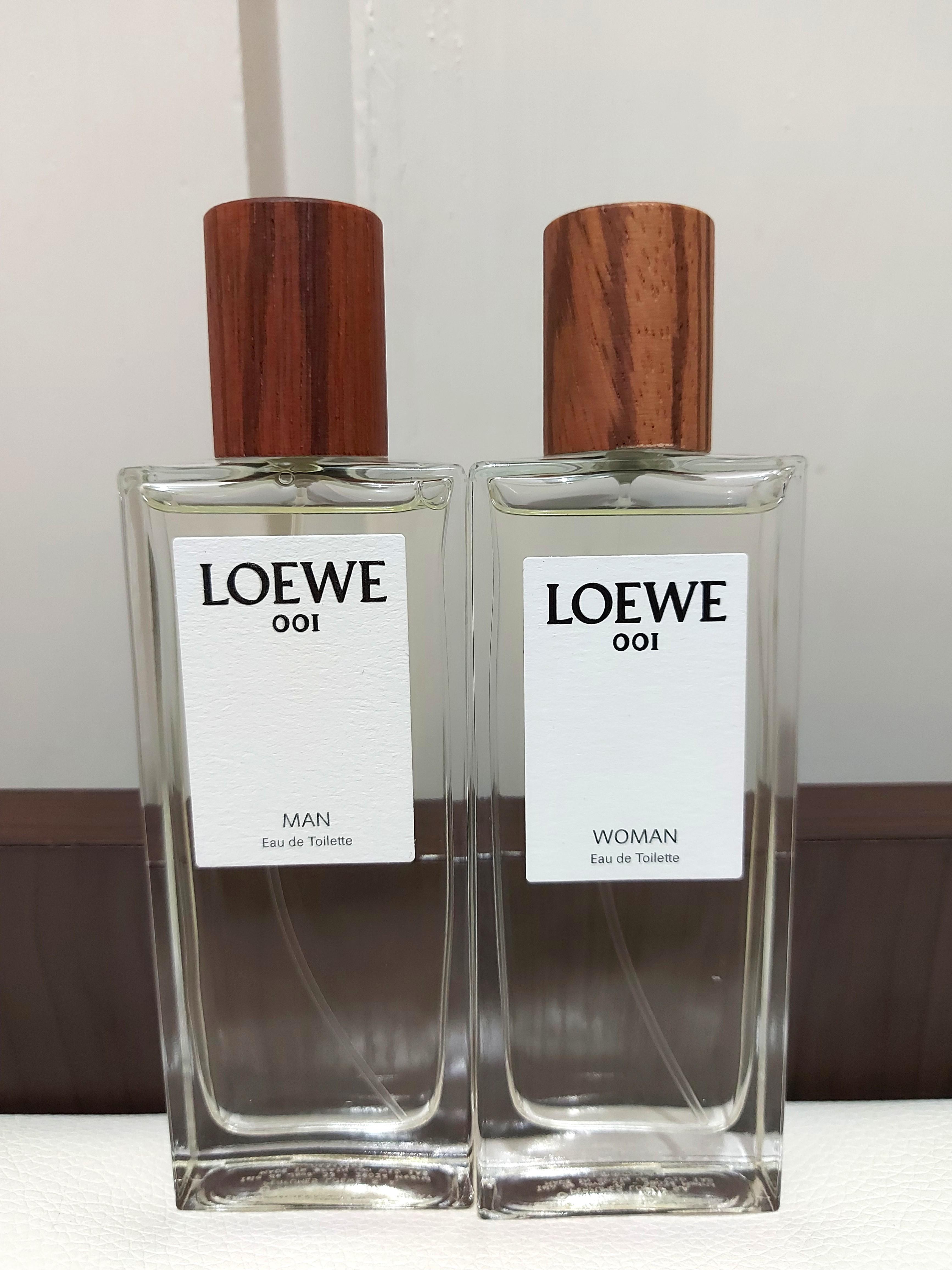 Loewe 001 MAN & WOMAN EDT 50ml 羅意威事後清晨淡香水, 女裝, 手袋及