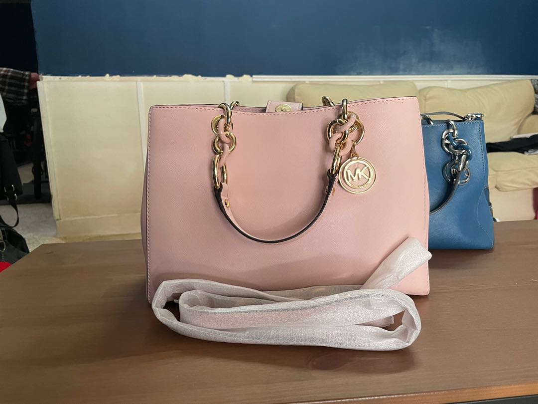 Michael kors cynthia urteilen medium leather satchel