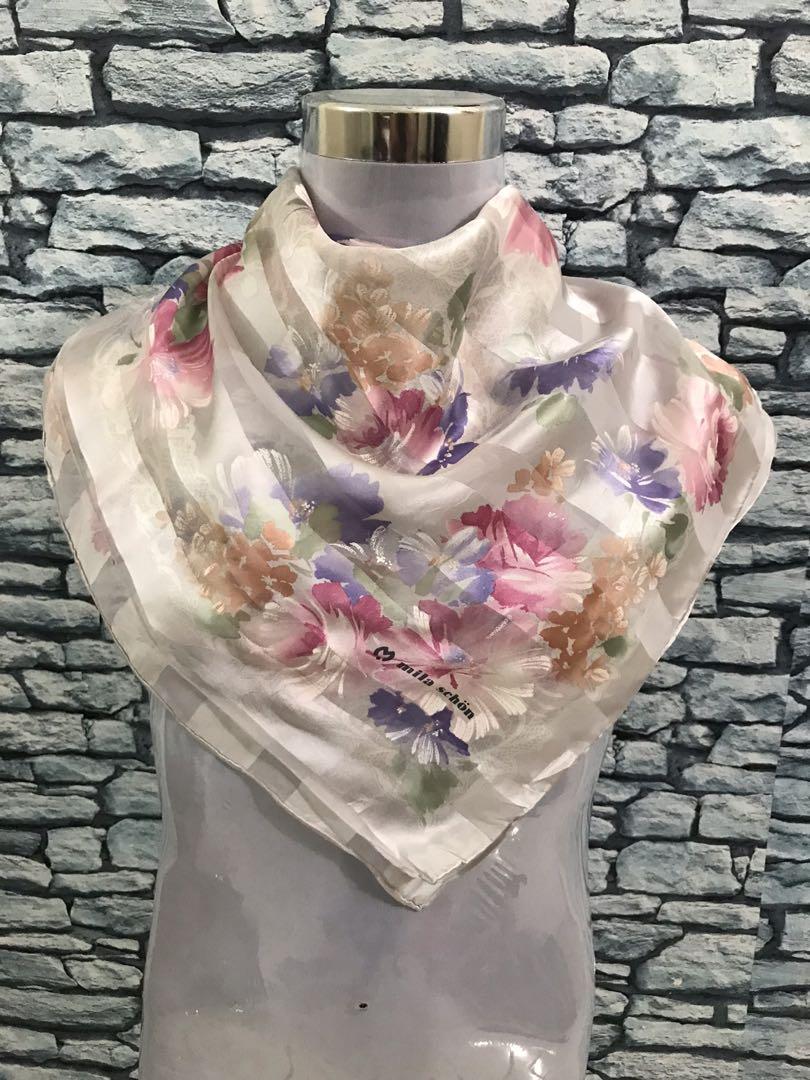 Mila Schon silk scarf, Women's Fashion, Watches u0026 Accessories, Scarves on  Carousell