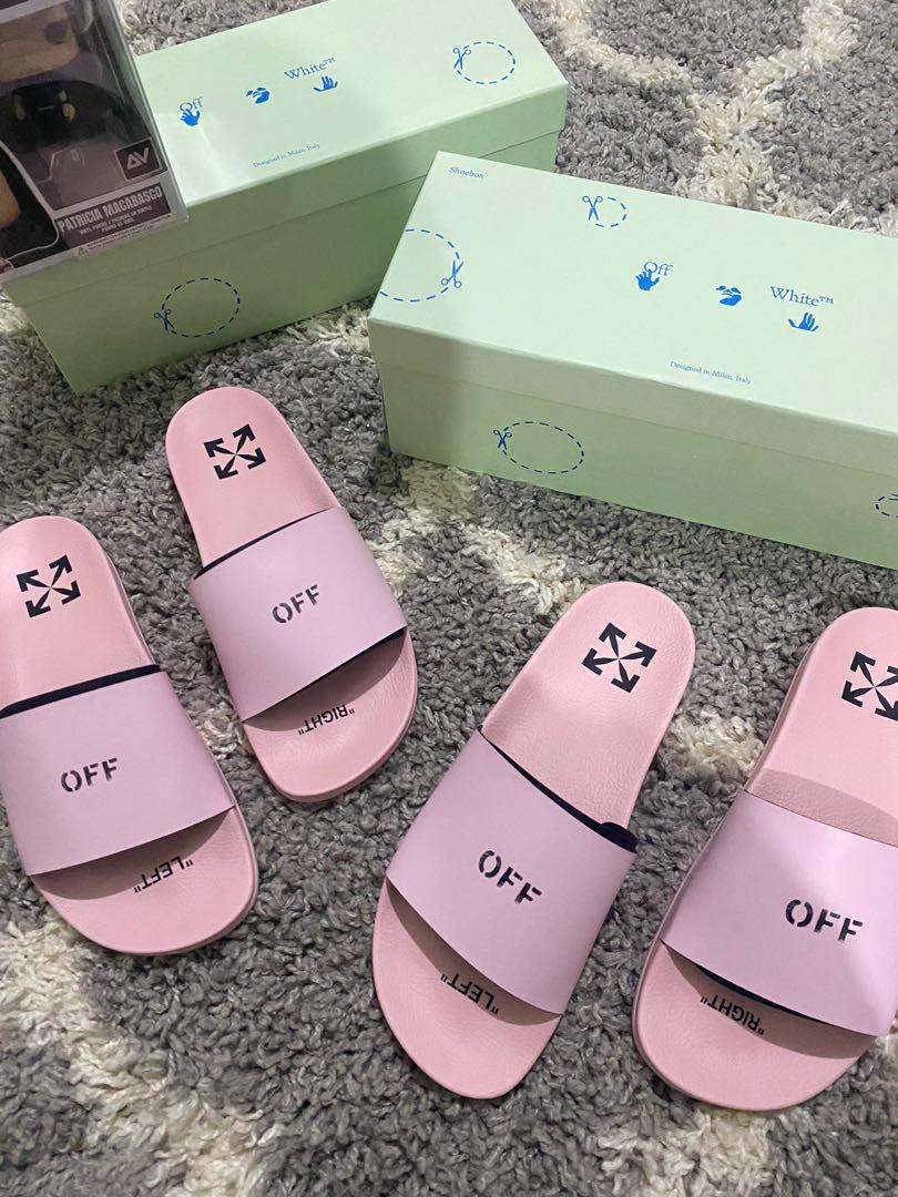 Off white online pink slides