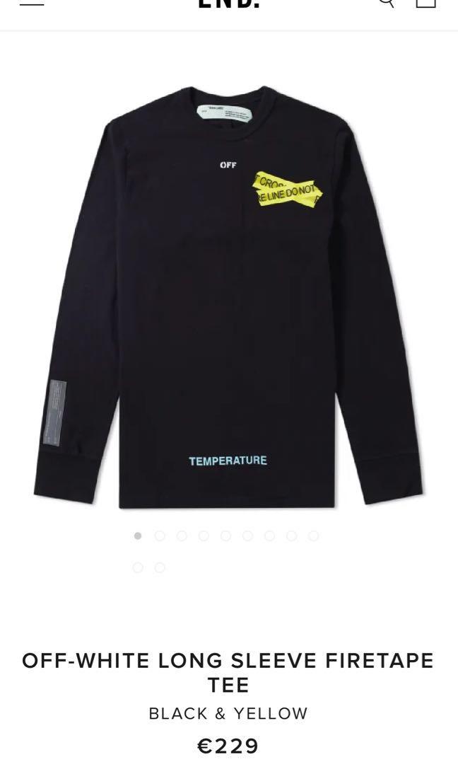 off white firetape long sleeve