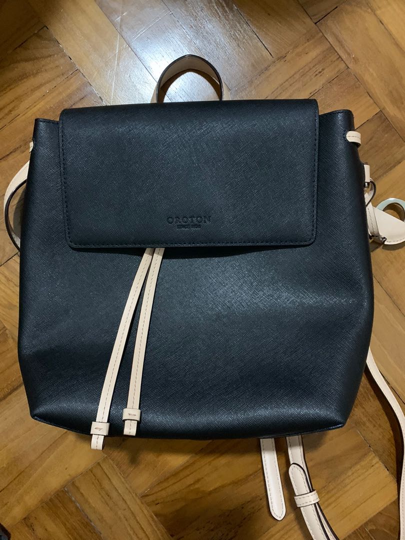 Oroton leather backpack, Women's Fashion, Bags & Wallets, Backpacks on