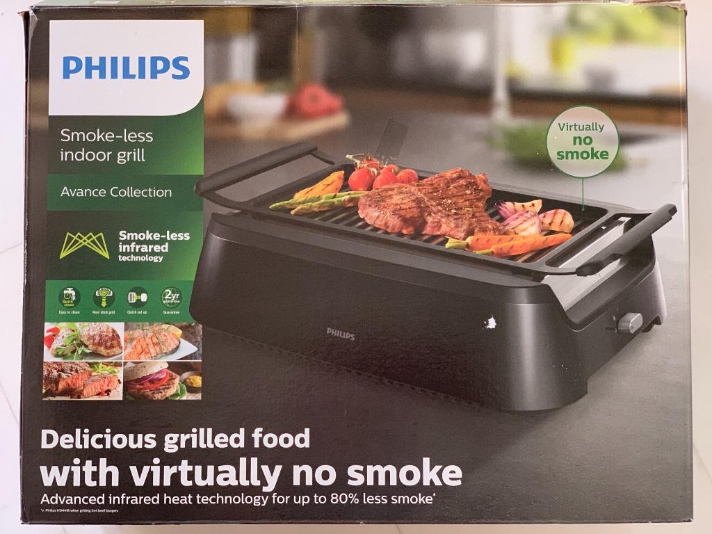 Philips smokeless indoor grill, Furniture & Home Living, Kitchenware
