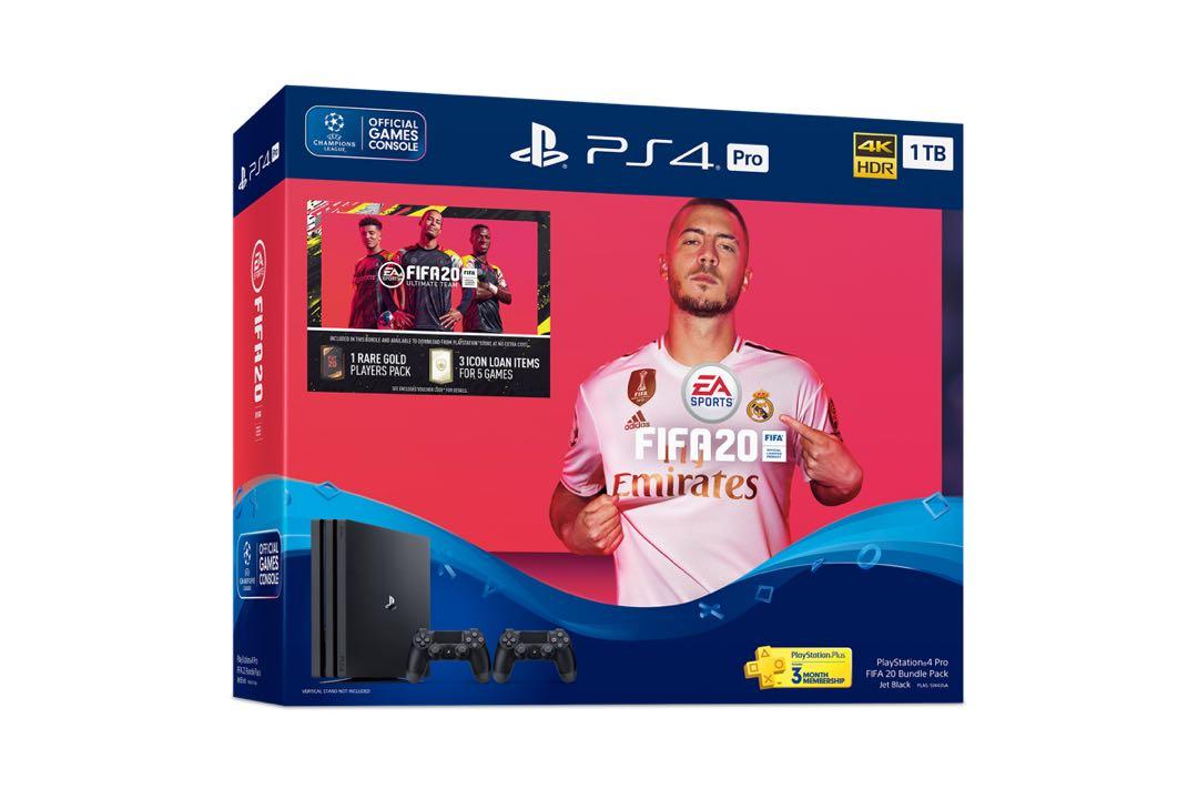 PS4 Pro 1TB Fifa 20 Video Gaming Video Game Consoles