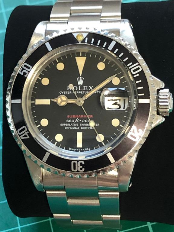 rolex red submariner ref 1680
