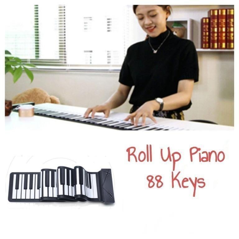 Roll Up Piano 88 Keys, Hobbies & Toys, Music & Media, Musical ...