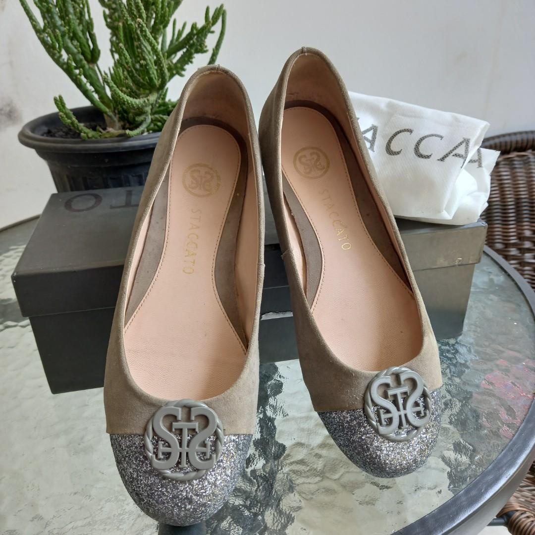 Staccato Flat Shoes Grey