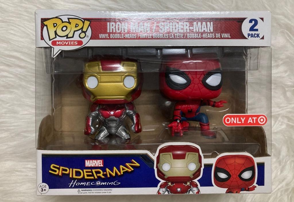 Funko pop iron man spider man 2 pack 2025