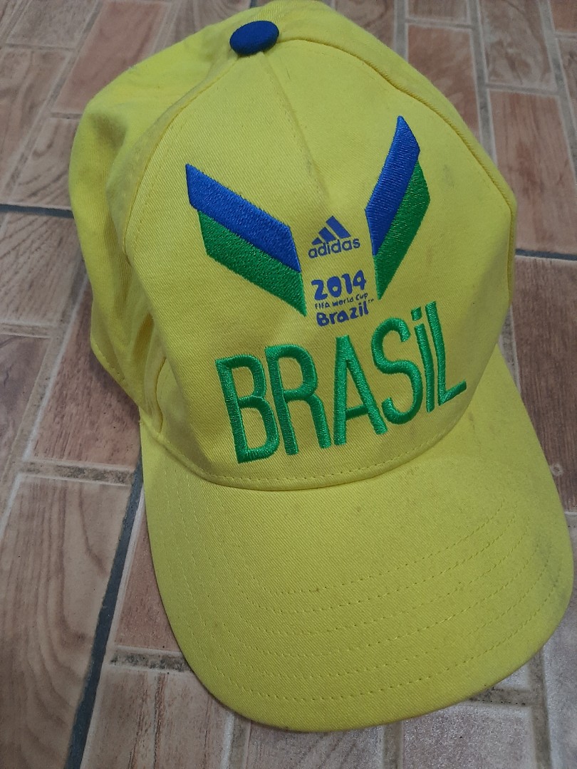 TOPI HAT ADIDAS BRASIL FIFA WORLD CUP 2014 Fesyen Pria Aksesoris