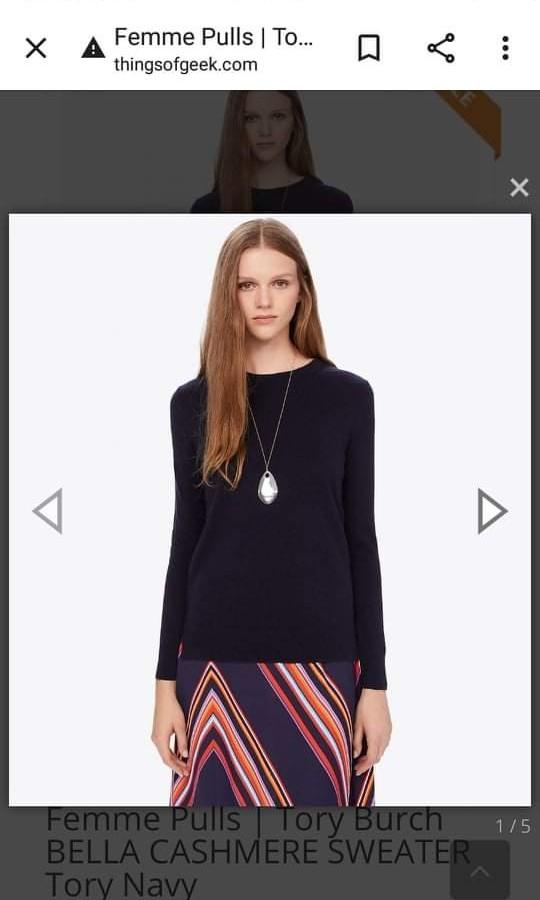 Tory burch bella cashmere sweater discount