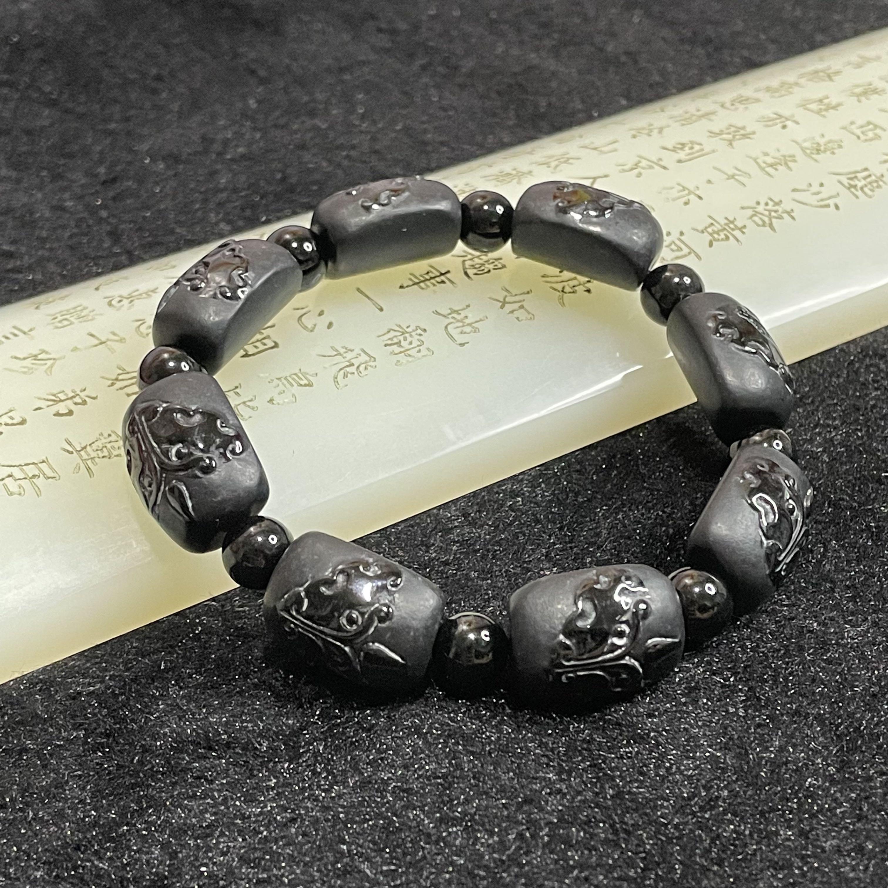Chinese black jade bracelet cheap