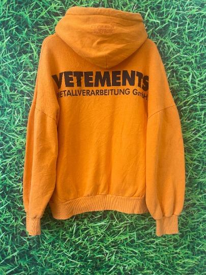 Vetements orange sale hoodie