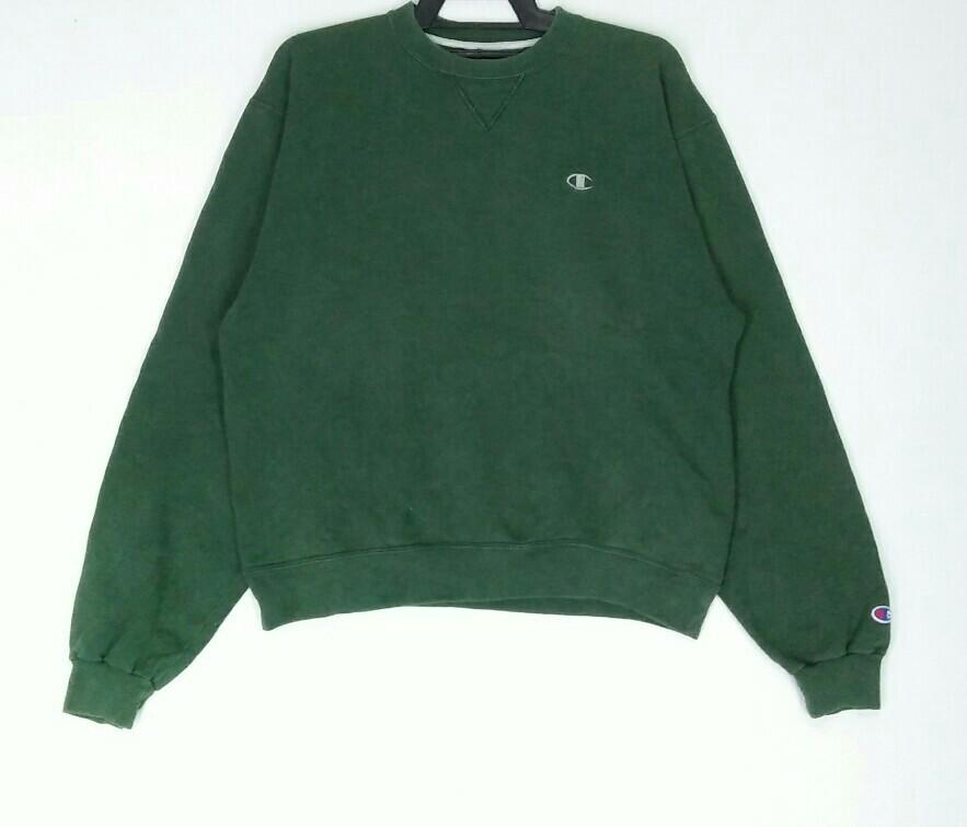 Vintage green cheap champion sweatshirt