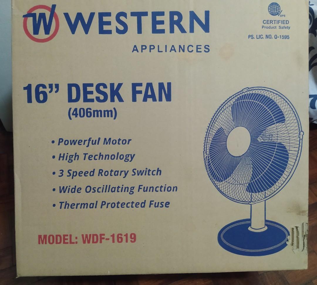 Western appliances shop electric fan
