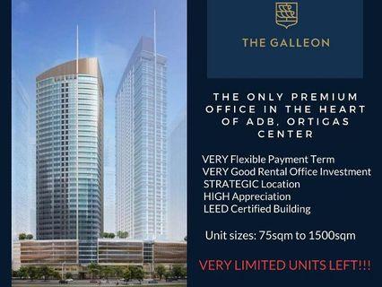 Galleon Offices in Ortigas for sale like Park Terraces Vertis