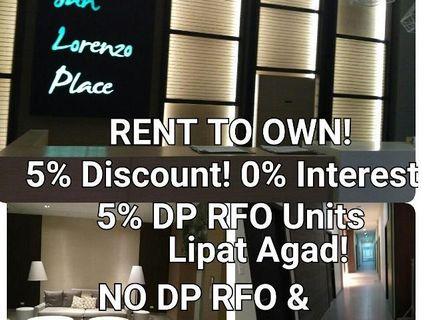 1BR RFO MAKATI Condo 300k DP RENT TO OWN San Lorenzo Place Ready 