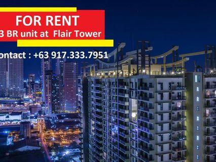 3 BR Unit Furnished + Parking at Flair Tower near Sheridan  Brio and T