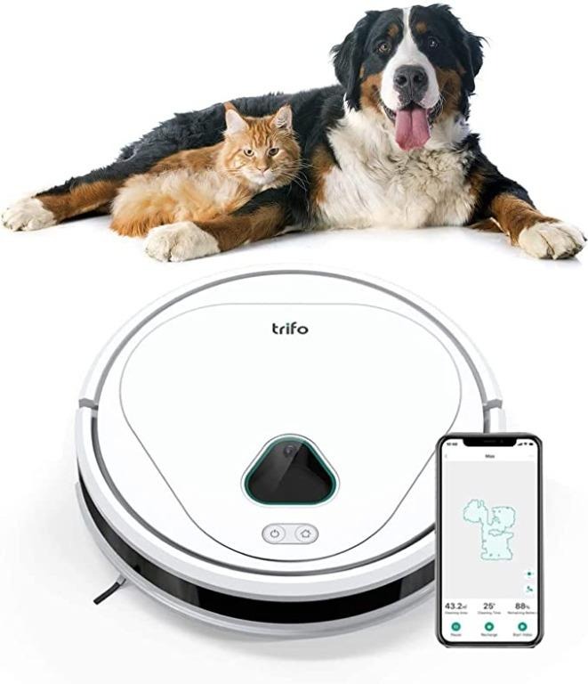 3400) TRIFO Max Pet Powerful Cordless Robot Vacuum Cleaner with AI