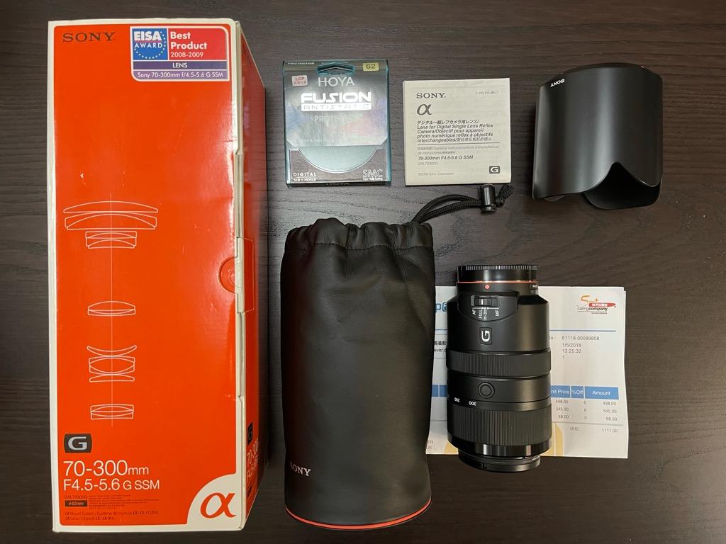95%+ New Sony 70-300mm F4.5-5.6 G SSM A mount 連Hoya Filter, 攝影