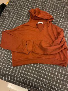 橘紅色棉質套裝
