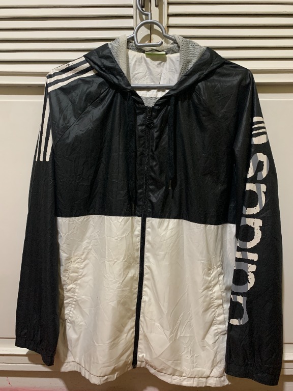 Adidas Neo Track Jacket (Black), Men's Tops & Sets, Hoodies on Carousell