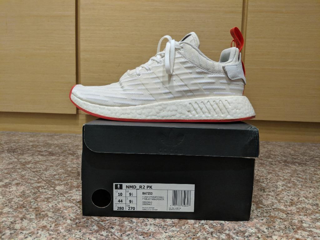 White and outlet red nmd r2