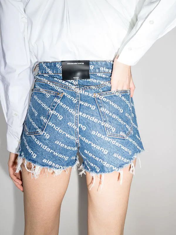 Alexander wang short jeans top