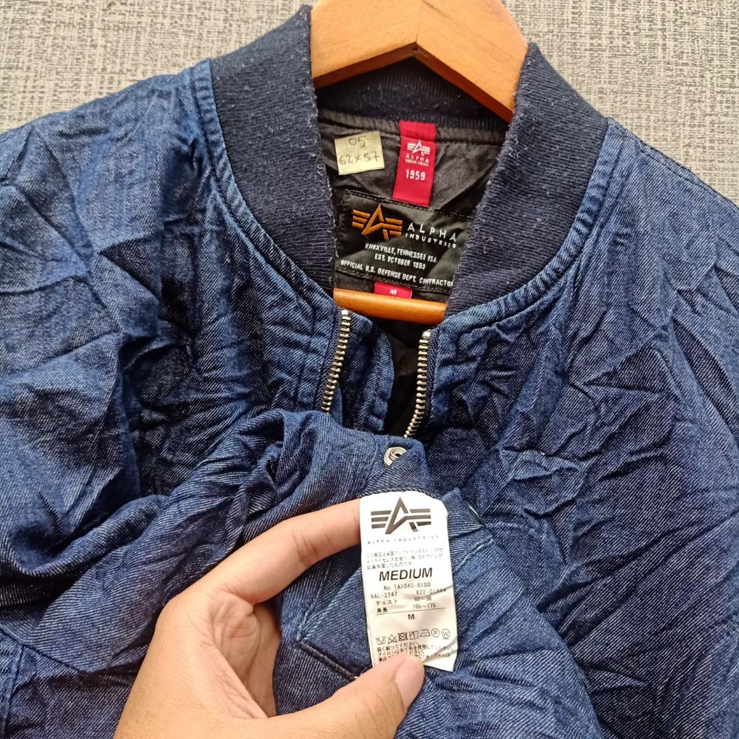 Alpha industries deals denim jacket
