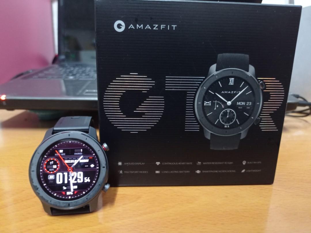 Amazfit gtr 42 black on sale