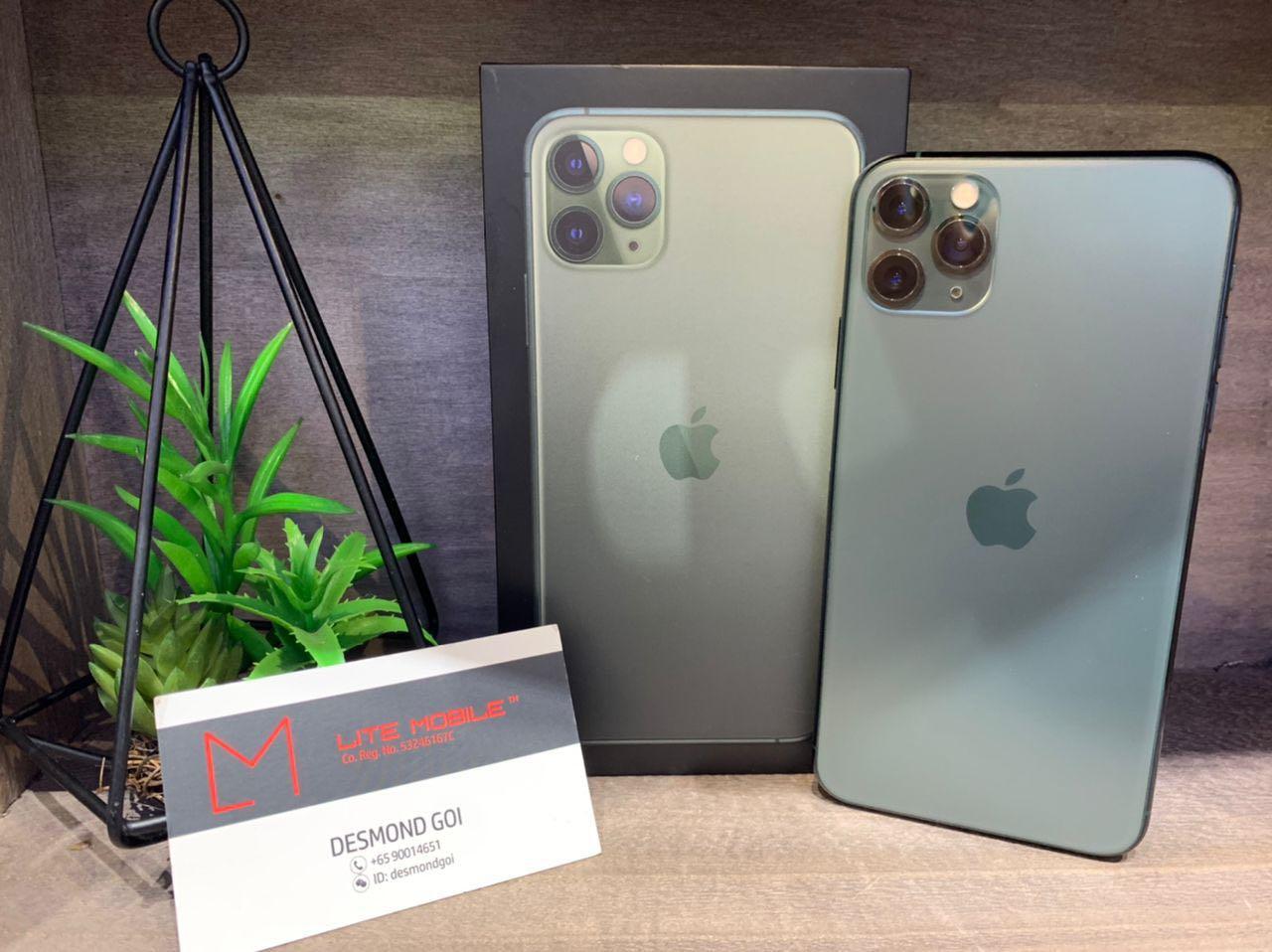 Apple Iphone 11 Pro Max 64gb Midnight Green Mobile Phones Gadgets Mobile Phones Iphone Iphone 11 Series On Carousell