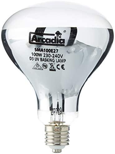 Arcadia D3 UV Basking Lamp 100W Furniture Home Living Lighting Fans Lighting on Carousell